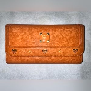 MCM Bright Orange Wallet 🍊